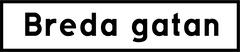 Breda Gatan logotyp